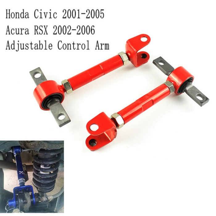 Pair of Adjustable Rear Camber Control Arms for Honda Civic DC5 01-05