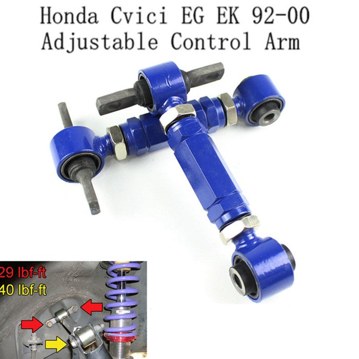 Adjustable Control Arm Integra EG Rear Camber Arms Kit Compatible with Honda Civic 92-00