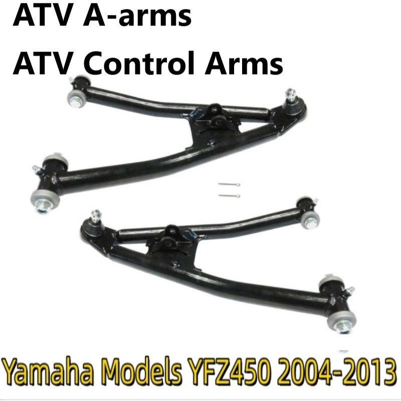 Front Lower Right And Left A-Arms Compatible with Yamaha YFZ450 YFZ450V