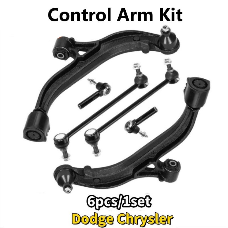 6PC Front Lower Control Arms Suspension Kits for Dodge Chrysler K620004 K620005 RK620170 RK62017