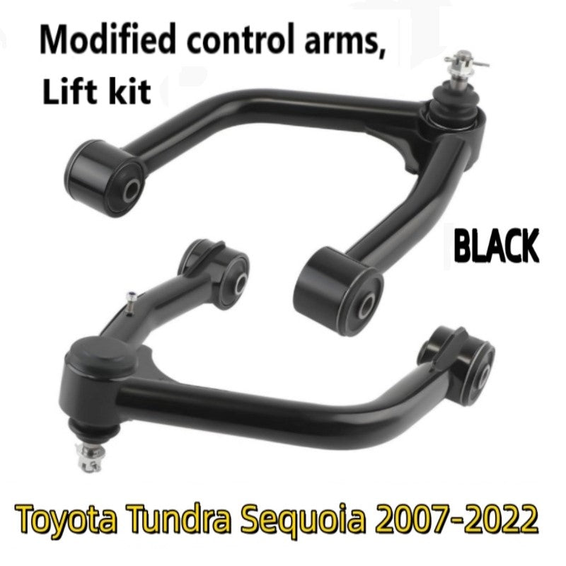 Front Upper Control Arms with Ball Joints for Toyota Tundra 2007-2022 Sequoia 2-4" Lift Suspension Kits Tubular Arms