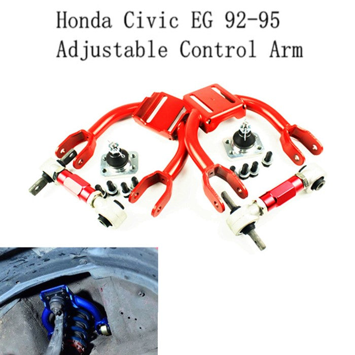 Modified control arm for Honda Civic EG 92-95 & adjustable angle tie rod control arm