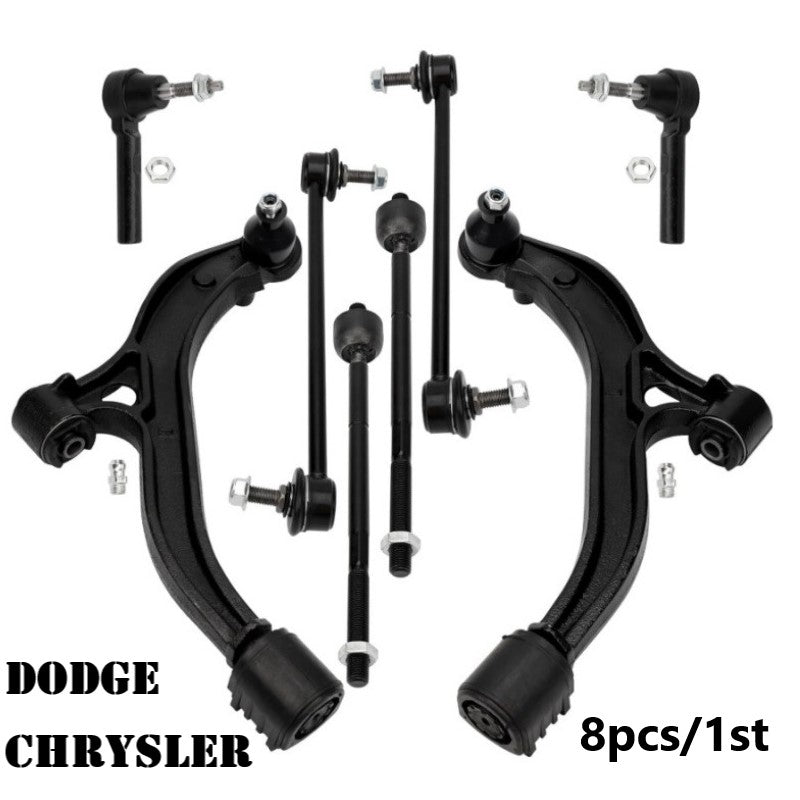 8PCS Front Lower Left Right Control Arms Suspension Kits Fit for Dodge Chrysler K620004 K620005 RK620170 RK62017