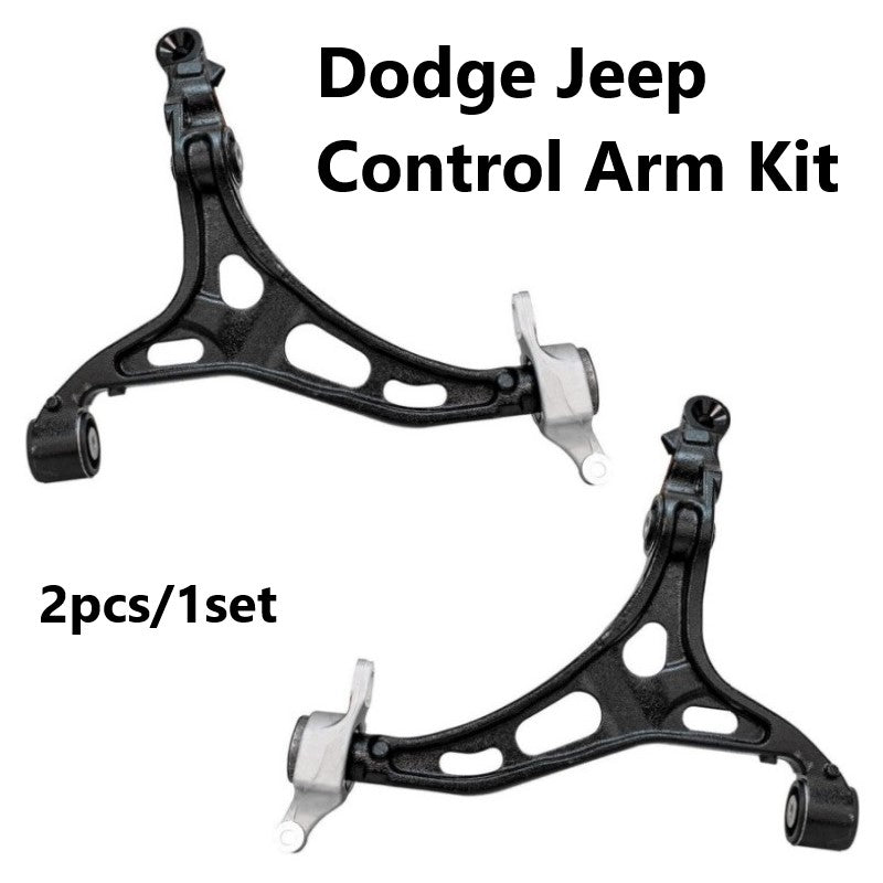 2pcs Dodge  Control Arm, Replacement For Front Left & Right Lower Control Arm Compatible With Dodge Jeep 5168158AA 5168158AB 524-056 RK642831