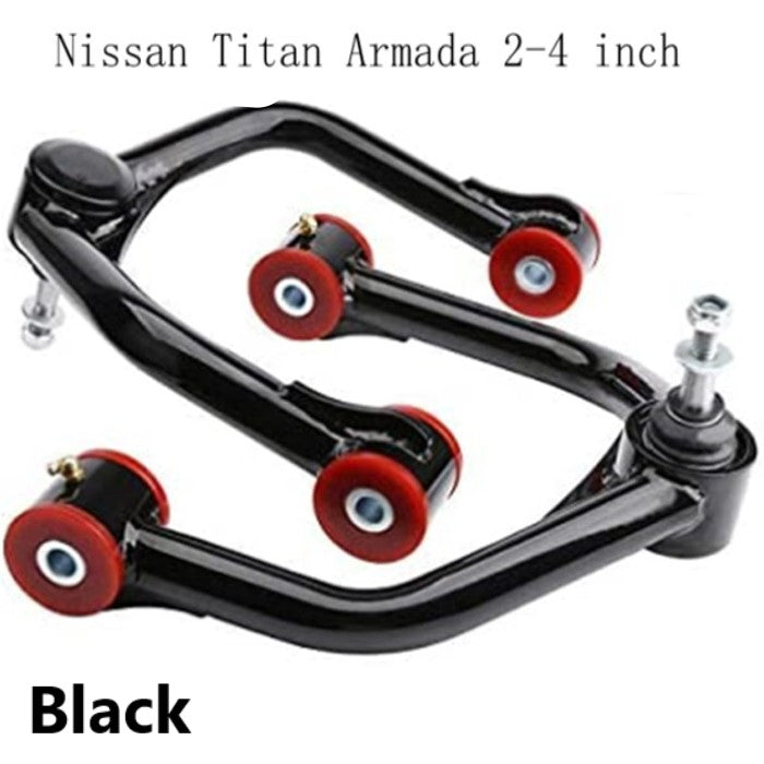 2PCS For 2004-2019 Nissan Titan Armada 2-4” Lift Front Upper Control Arms