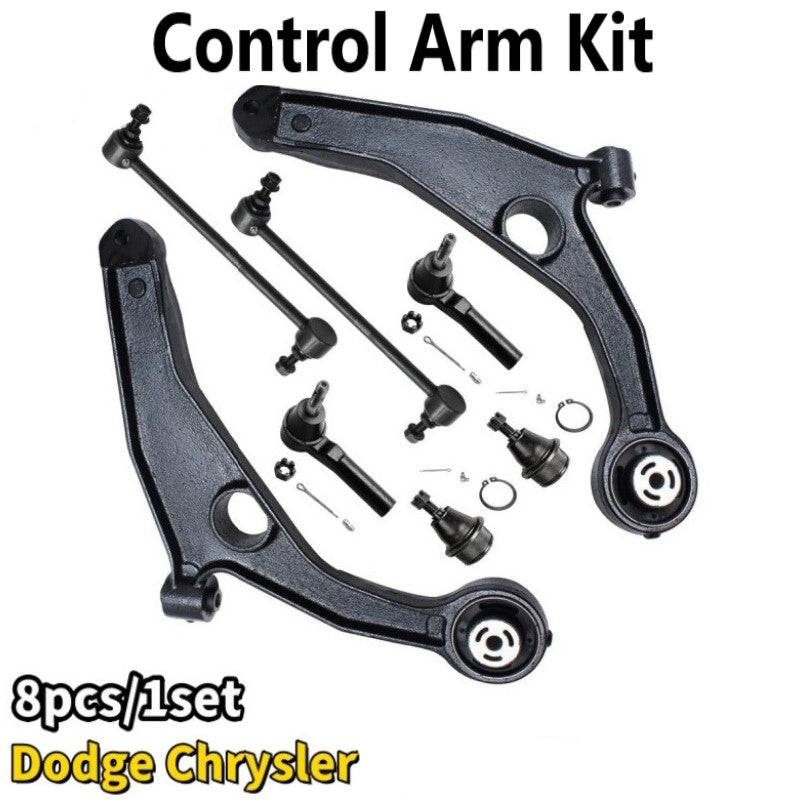 8pcs Front Lower Control Arm Compatible with Dodge Chrysler RK641333 RK641334 5085407AK