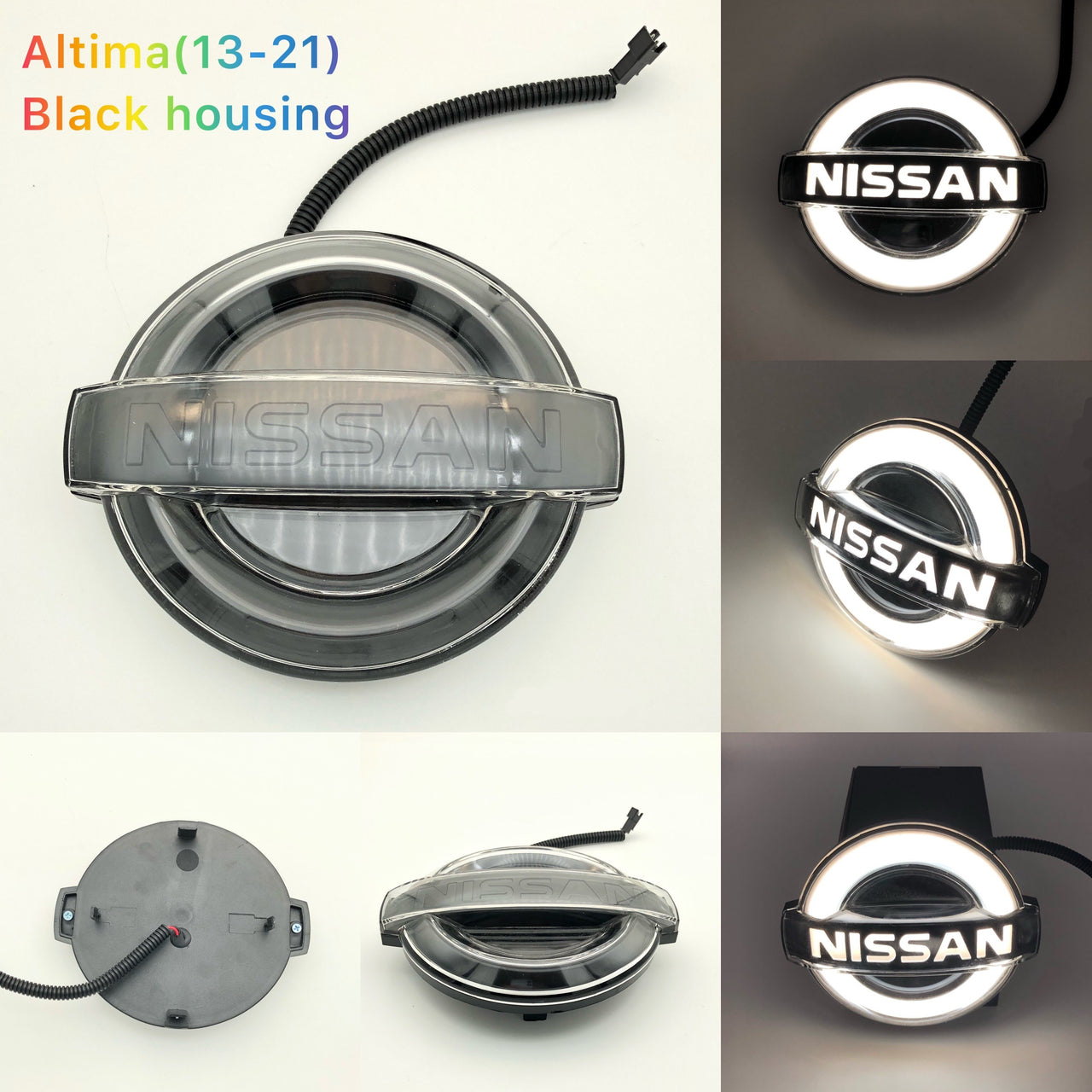 Nissan symbol light Nissan Patrol Y62 Armada Altima  Kicks Rogue Sport Murano Sentra X-Trail led front nissan emblem light