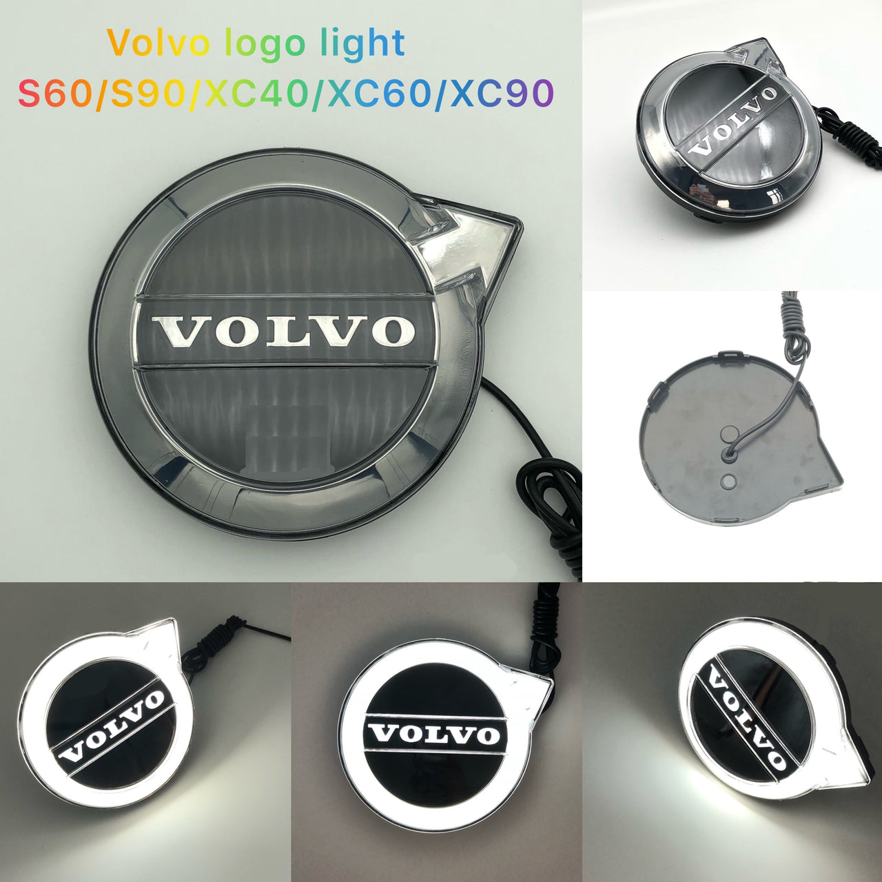 Volvo logo light  S60/S90/XC40/XC60/XC90 led front volvo symbol light