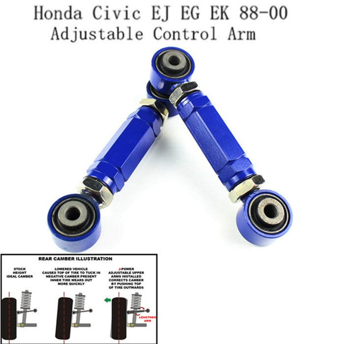 FOR Honda Civic EJ EG EK 88-00  REAR ADJUSTABLE LOWERING CONTROL TOE ARM SUSPENSION