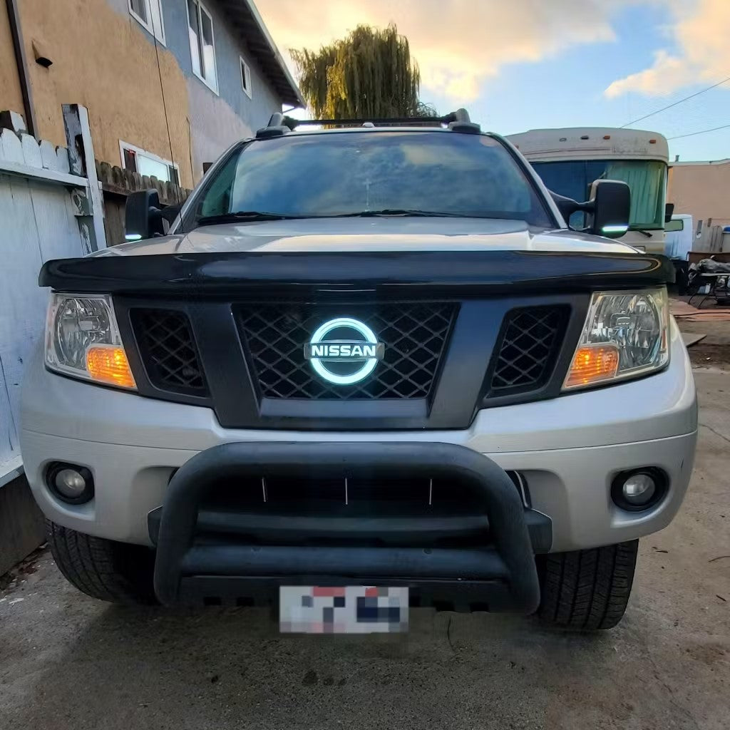 Nissan symbol light Nissan Patrol Y62 Armada Altima  Kicks Rogue Sport Murano Sentra X-Trail led front nissan emblem light