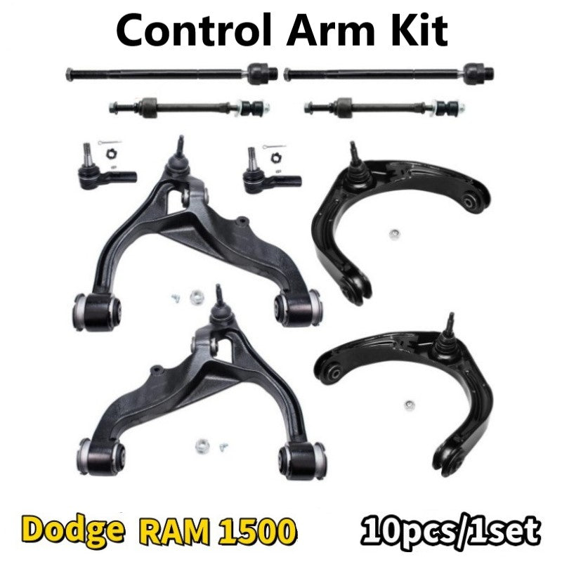 10pc Front Upper Lower Control Arms Suspension Kit  for for Dodge RAM RK621602 RK641504 K620174 K620175