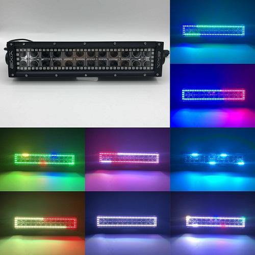 RGB Chasing Flow Halo LED Light Bar & Pods/ Cubes | Vivid Light Bars