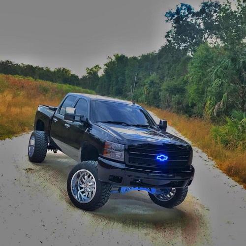 Chevy bowtie emblem rgb chasing flow halo with bluetooth controller